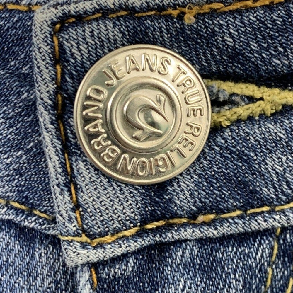 True Religion Skinny Jeans Light Wash Low Rise_4